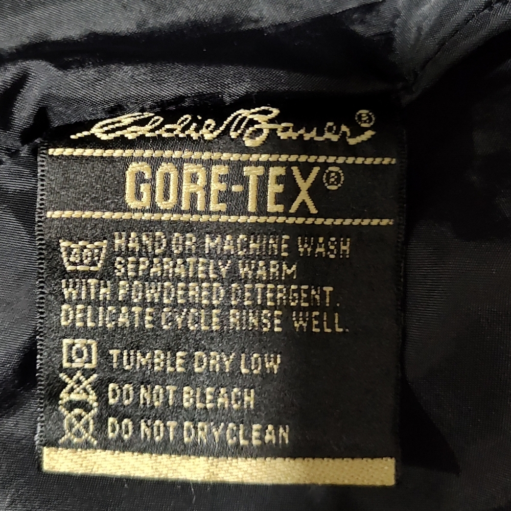 Vintage Eddie Bauer Waterproof Goretex Utility Jacket Raincoat Women's S/P - Picture 8 of 9